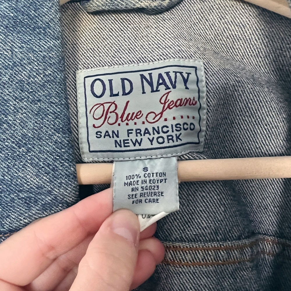 Vintage Old Navy Denim Trucker Jacket - Picture 3 of 9